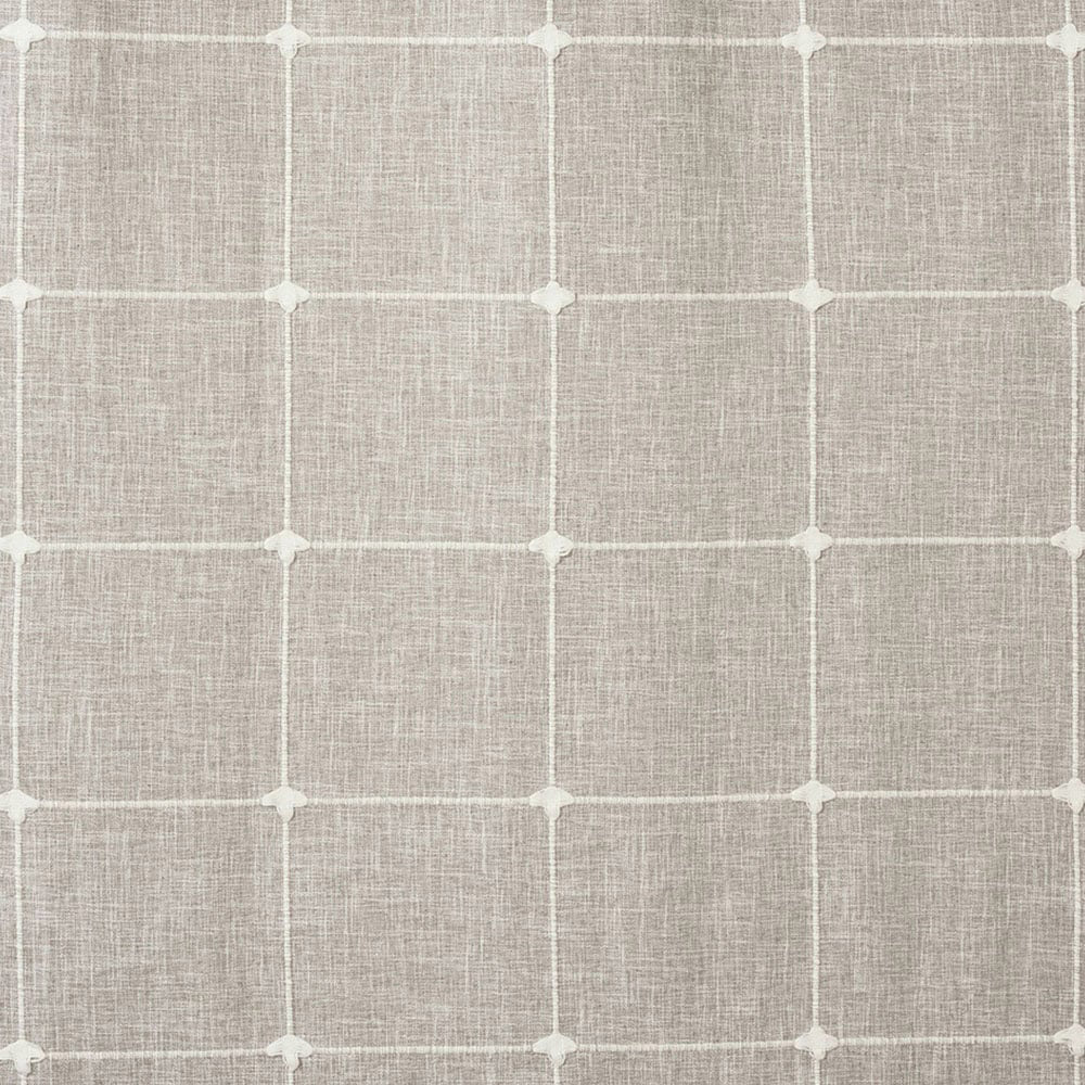 Divante Natural Salcombe Linen Check Eyelet Curtains 228 x 228cm Image 3