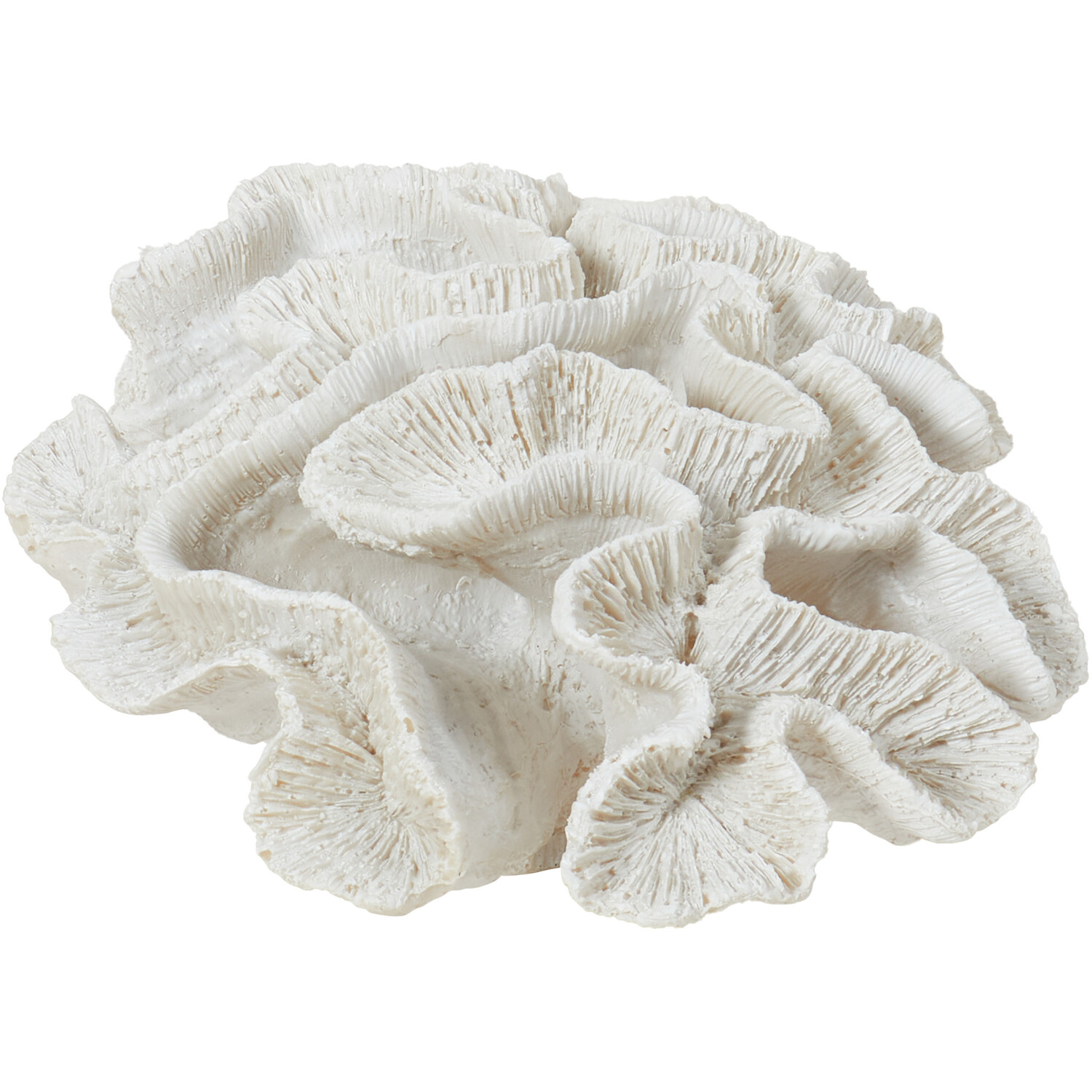 24cm Coral Ornament - White Image 2