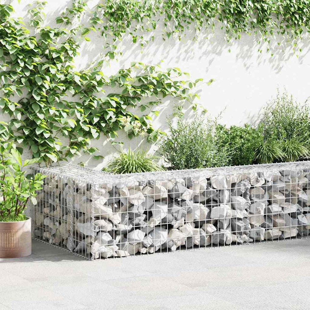 Walplus Galvanised Steel Gabion Basket 100 x 50 x 50cm Image 2
