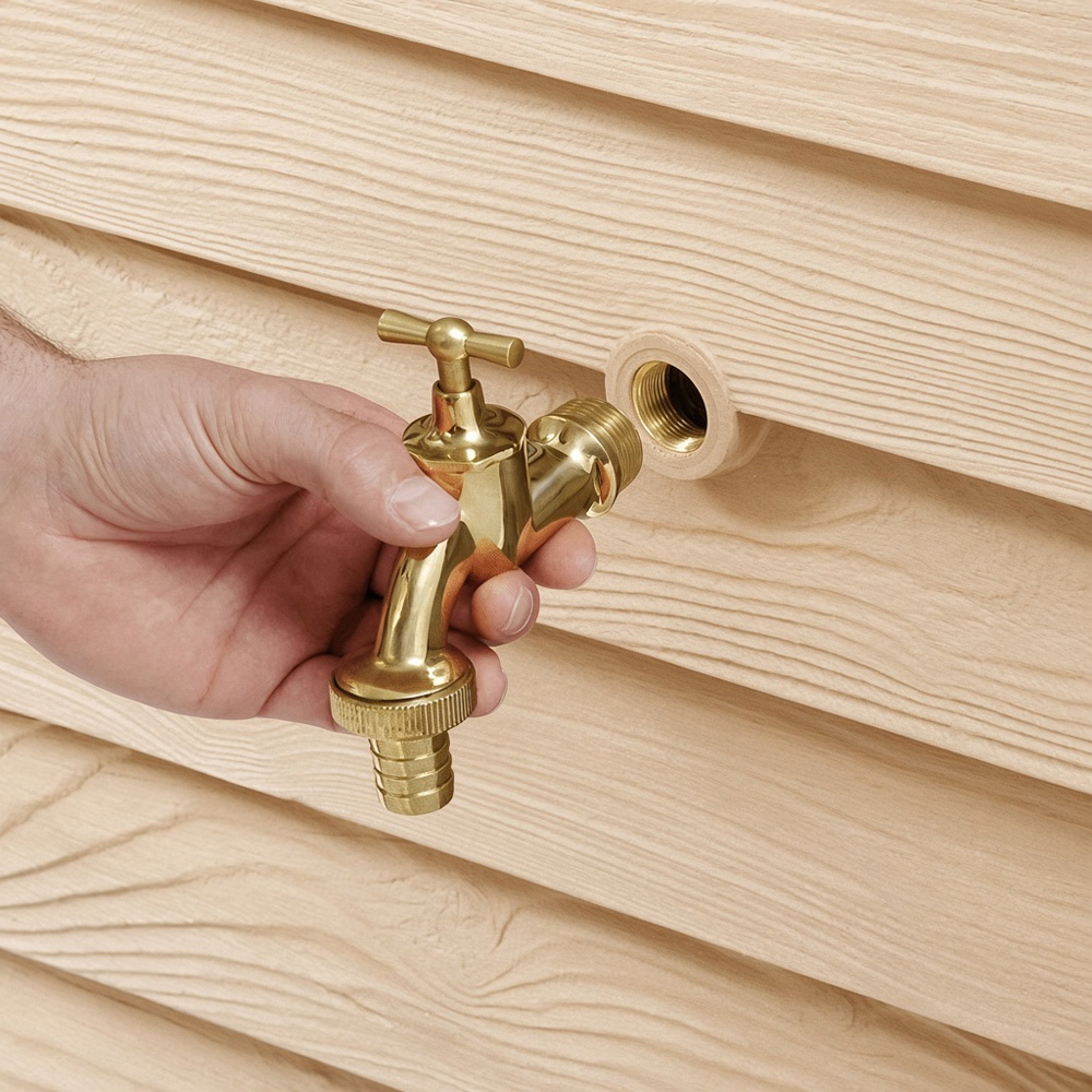 Garantia Woody Lightwood Wall Tank Water Butt 350L Image 3