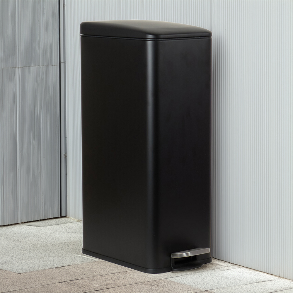 Slimline Retangular Bin - Charcoal Image 2