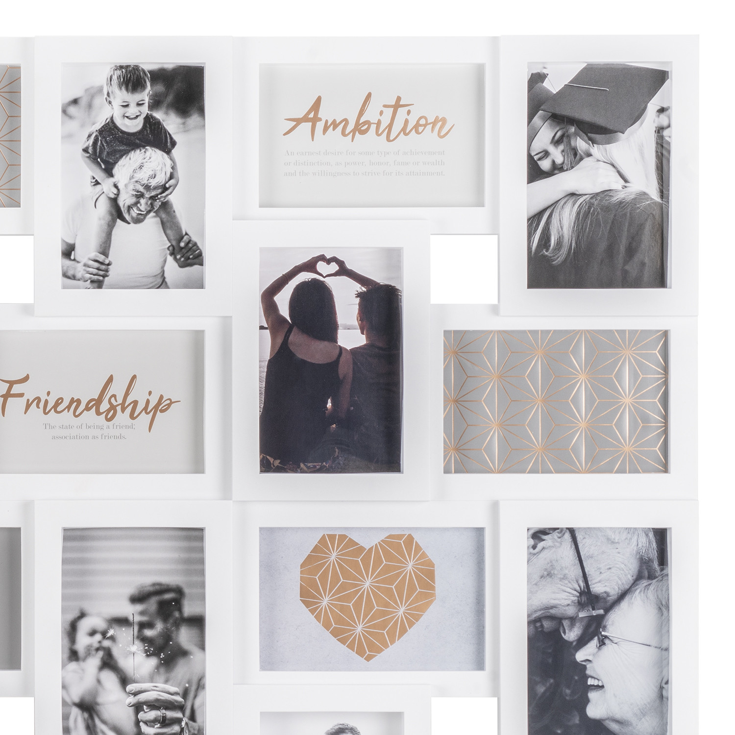 Hendon White 24 Multi Aperture Photo Frame Image 2