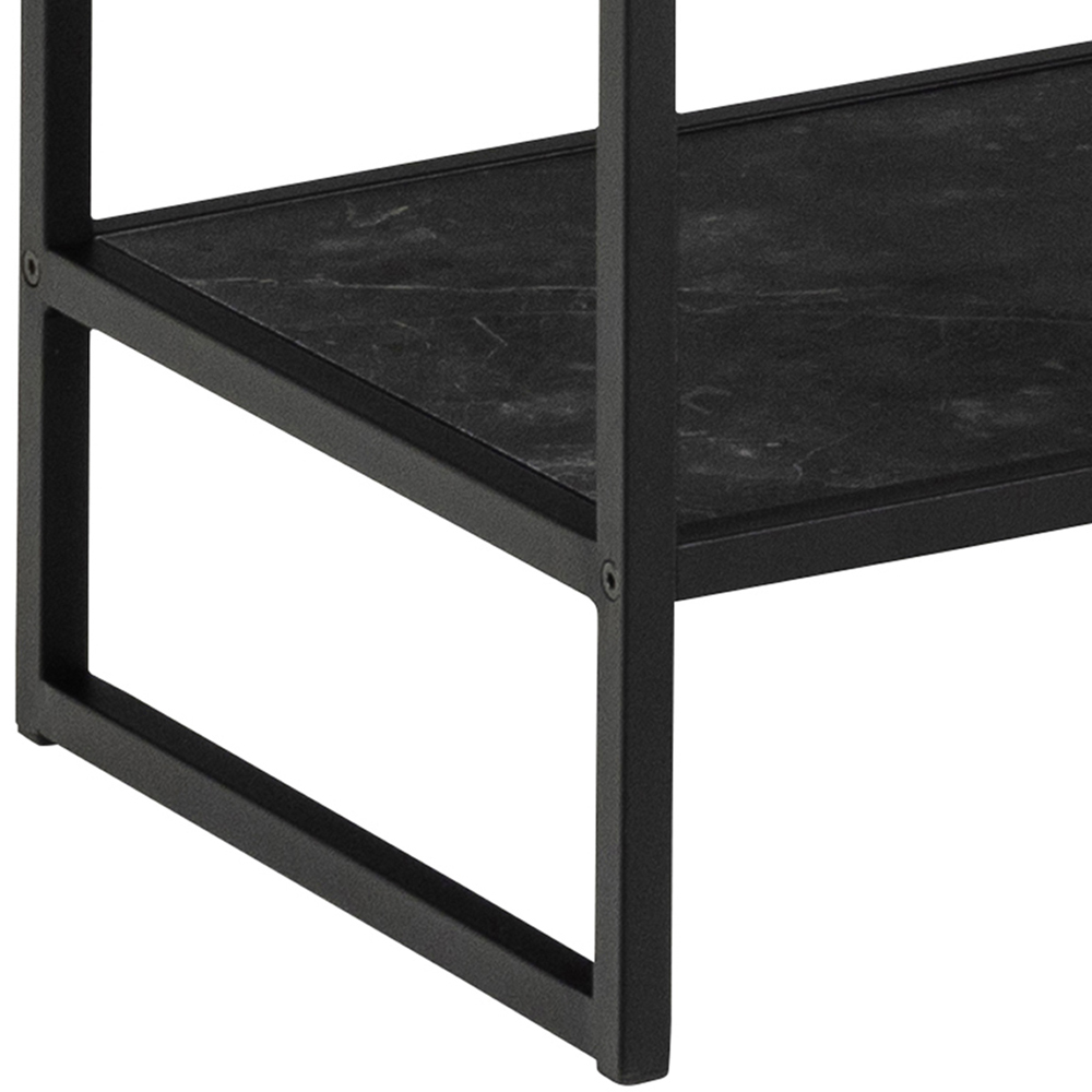 Florence Strington 5 Shelf Black Bookcase Image 7