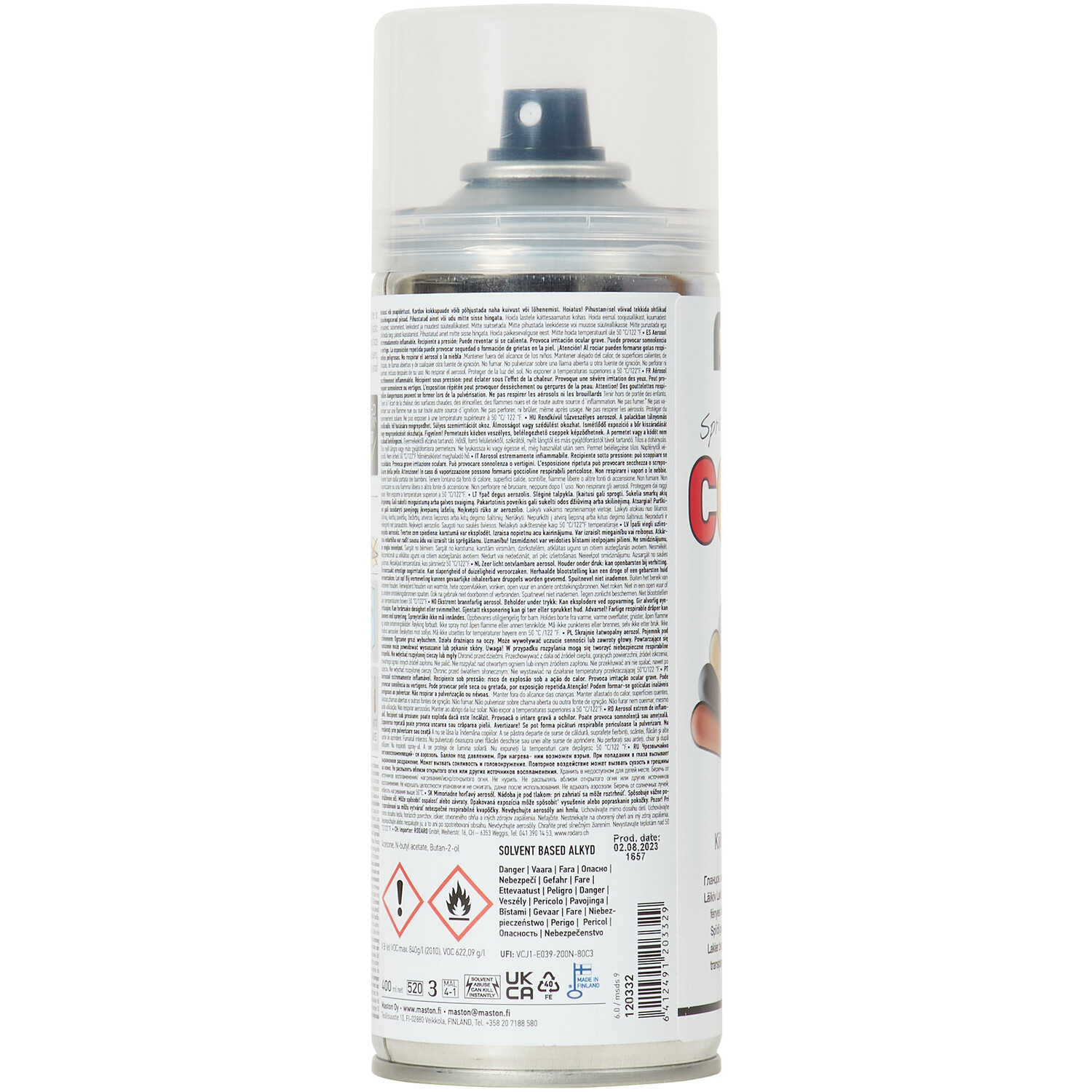 Maston Spray Color Gloss Varnish Image 4