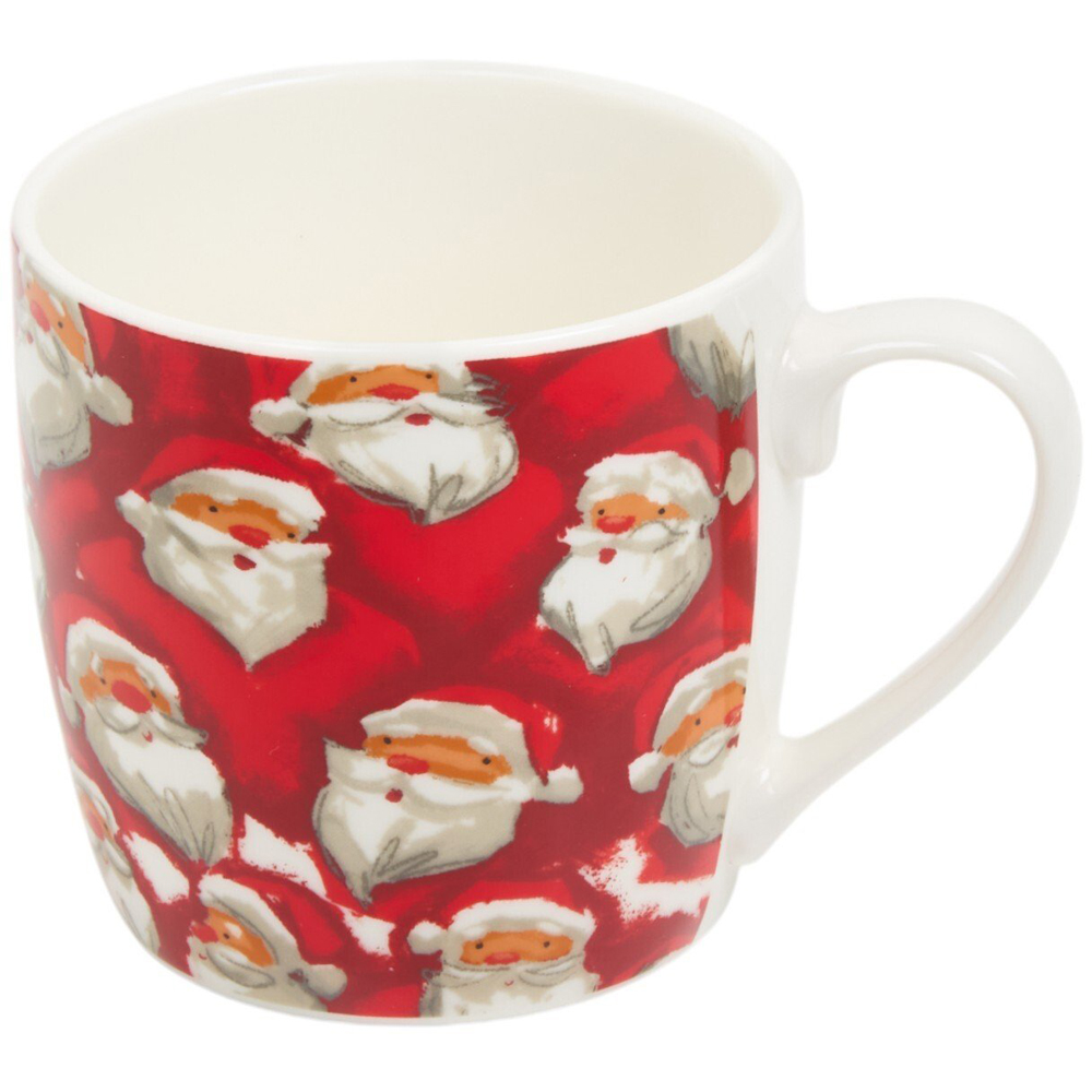 Santa Face Breakfast Set Red Image 3