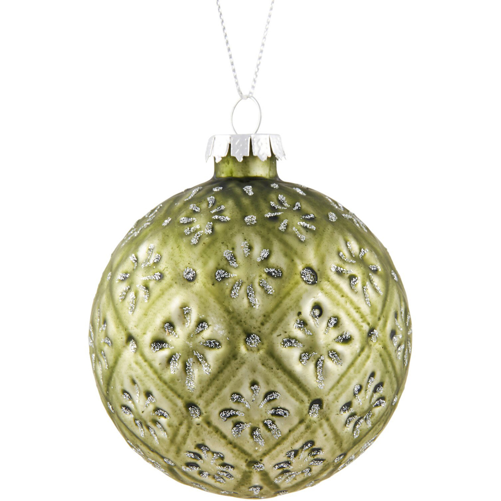 Frosted Bauble Green - Green Image 3