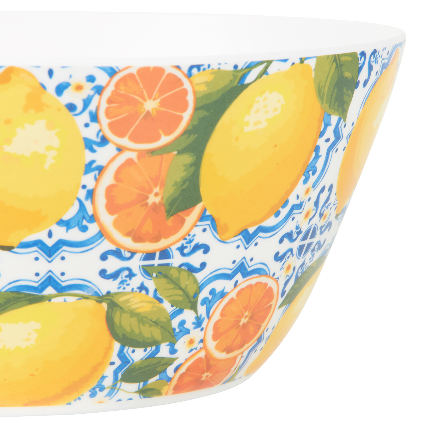 Dolce Vita Melamine Bowl - Blue / Serving Bowl Image 4