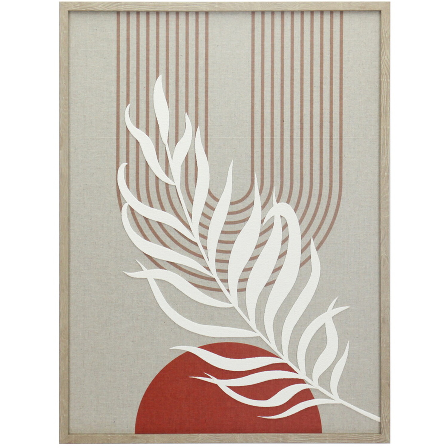 Boho Textured Art - Burnt Orange Image 4