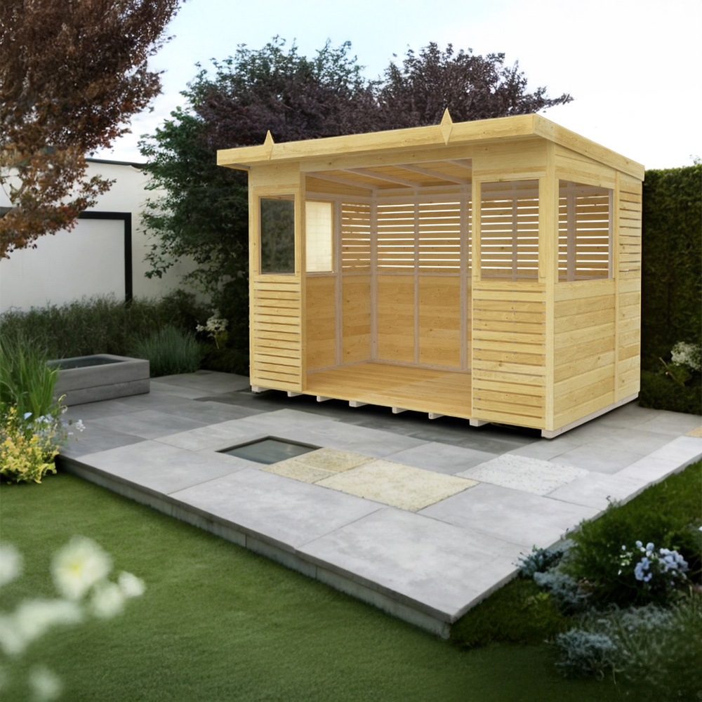 DIY Sheds 10 x 6ft Pressure Treated Tongue and Groove Timber Outdoor Kitchen Shelter Image 4