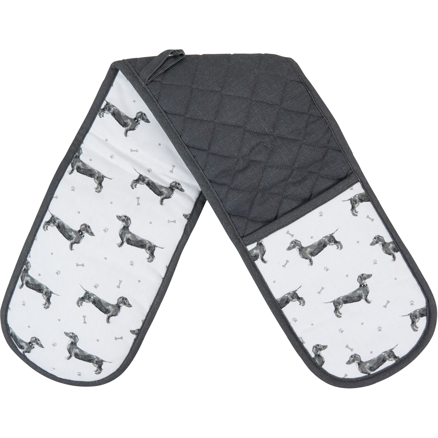Dexter Double Oven Glove - Grey Image 2
