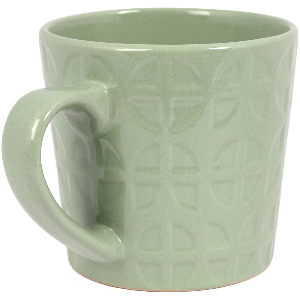 Geo Debossed Conical Mug - Sage Image 2