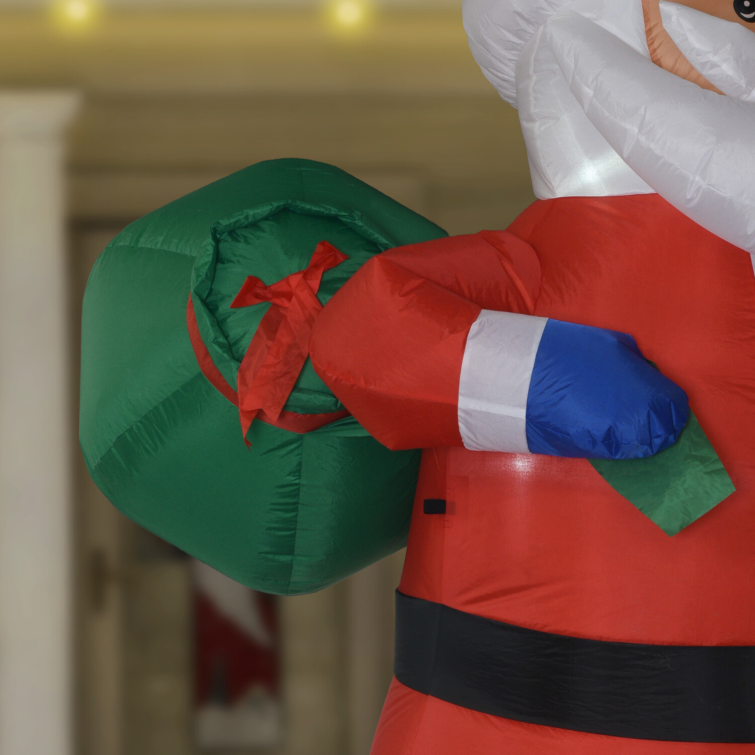 Inflatable Santa Red Image 3