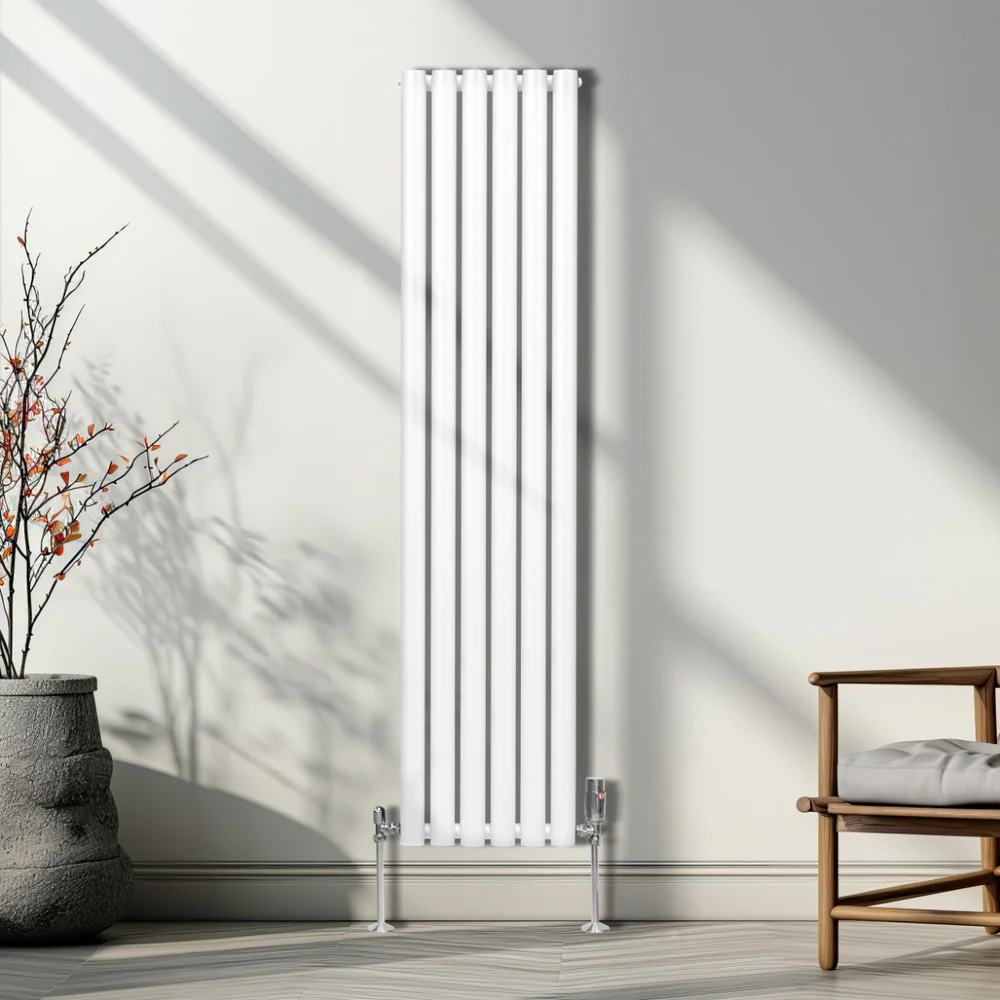 Monster Shop 4195BTU White Oval Column Radiator 1600 x 360mm Image 2