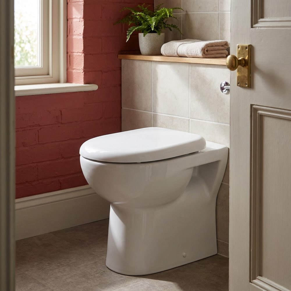 Abberley White Duroplast Toilet Seat Image 2