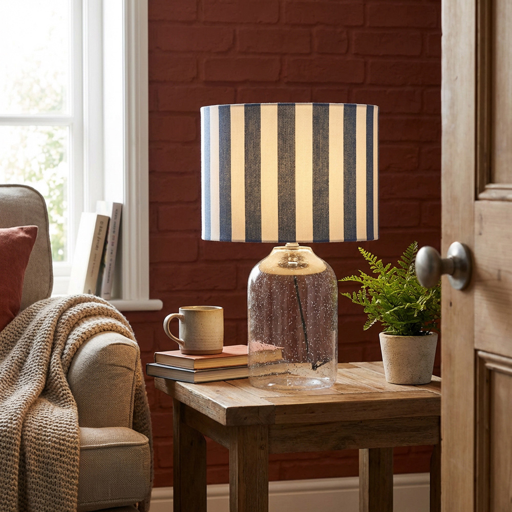 Cora Glass Table Lamp Clear Image 6