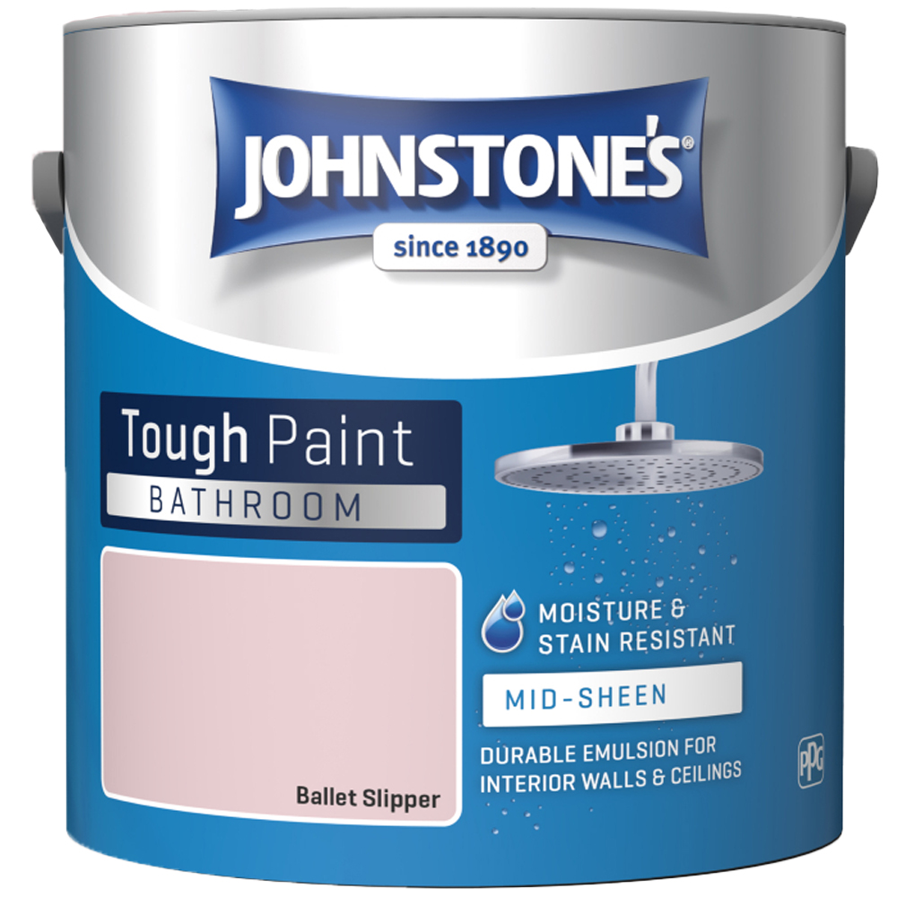 Johnstone's Bathroom Ballet Slipper Paint Matt 2.5L Image 2