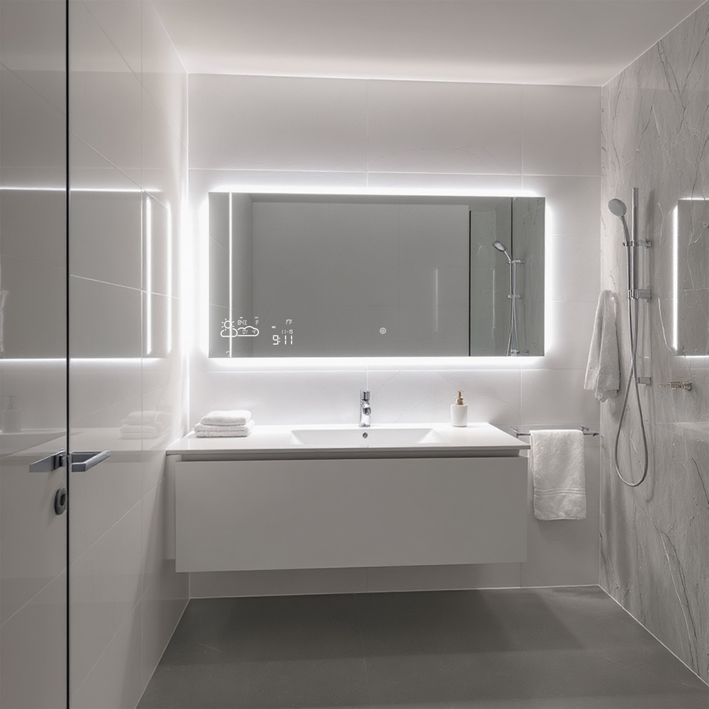 Mirrorstone LED Backlit Mirrored Electric Infrared Heating Panel 360W Image 2