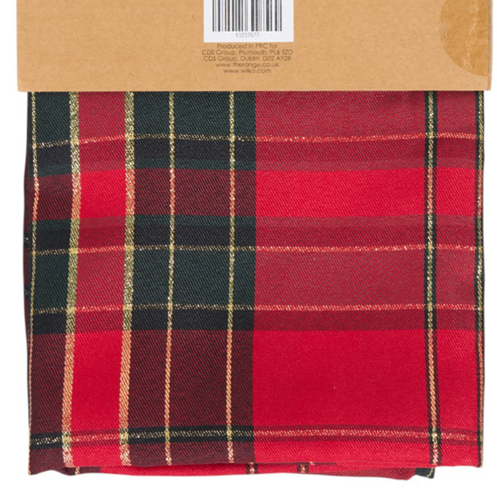 Tartan Table Cloth - Red Image 3