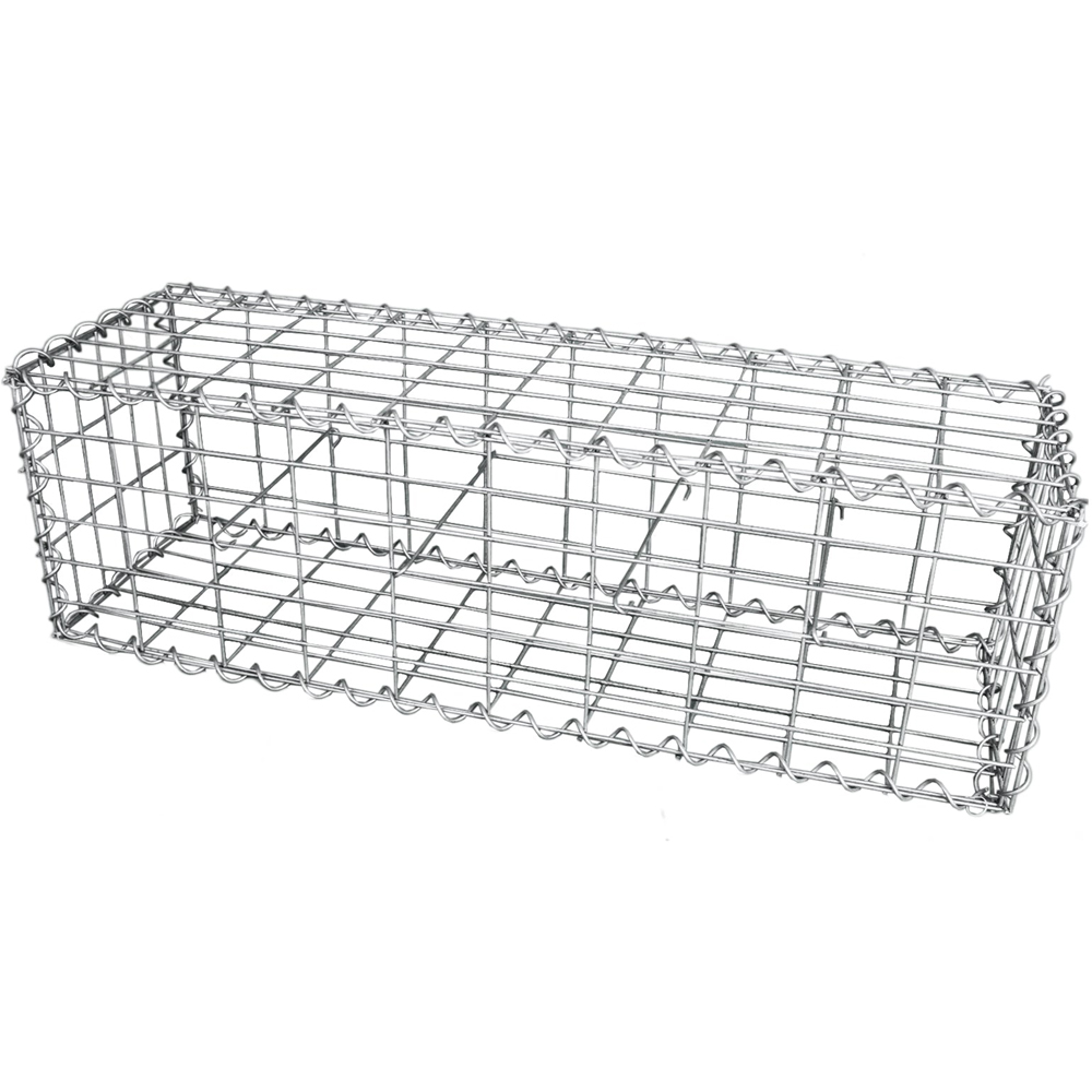 MonsterShop Gabion Basket 100 x 30 x 30cm 3 Pack Image 3