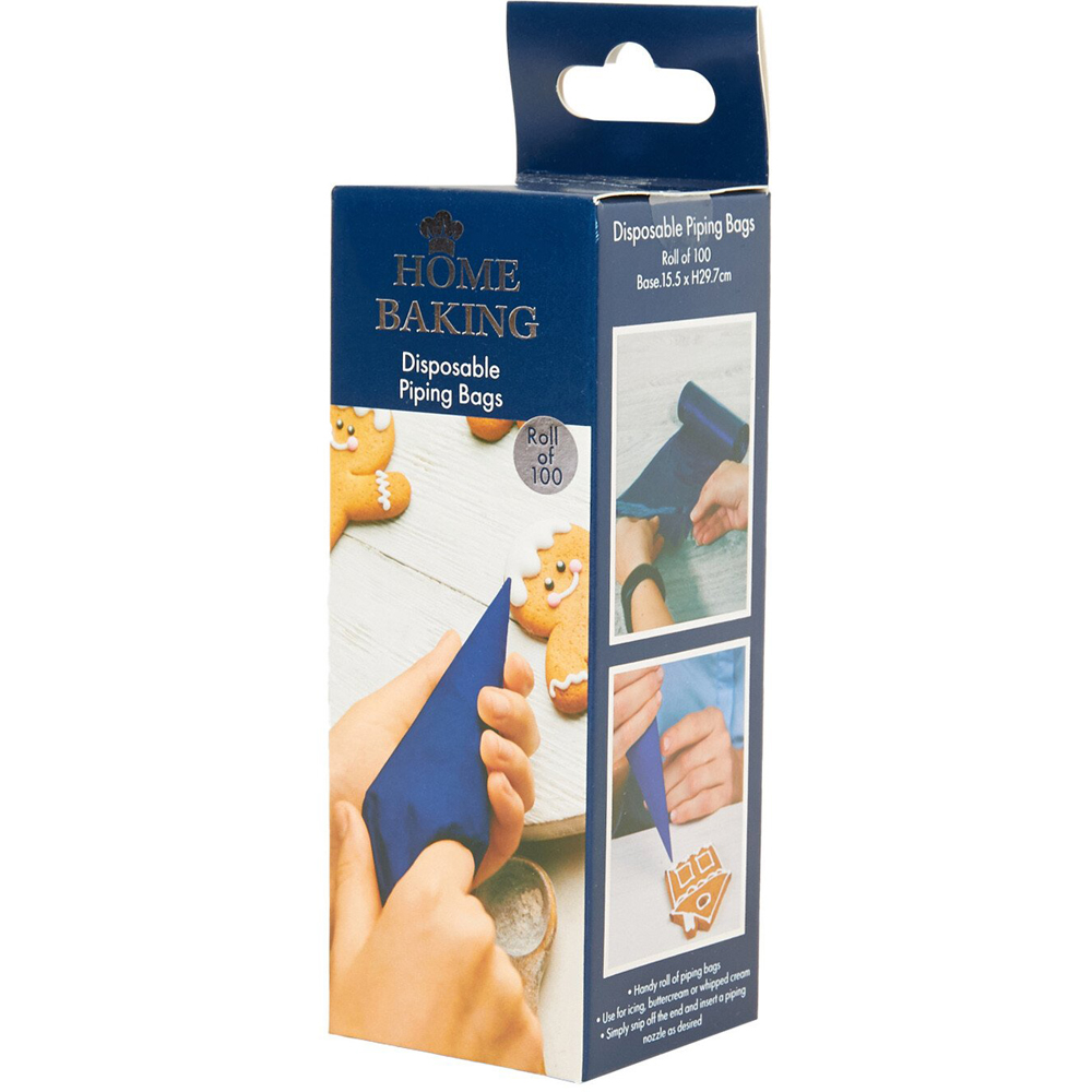 Pack of 100 Disposable Icing Bags - Blue Image 2