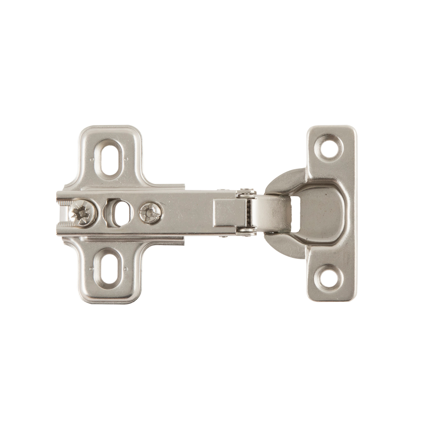 Hiatt Zinc Plated Screw On Concealed Mini Hinge 2 Pack Image 2