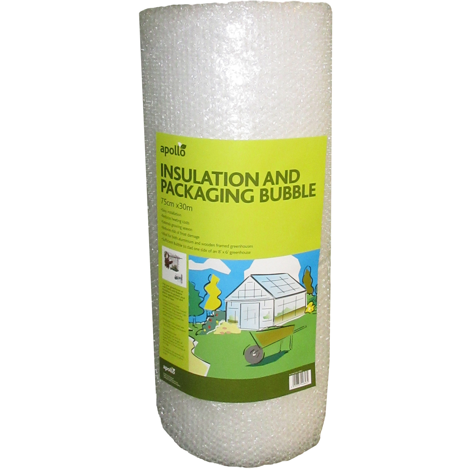 Apollo Gardening Greenhouse Bubble Insulation 75 x 30cm Image 1