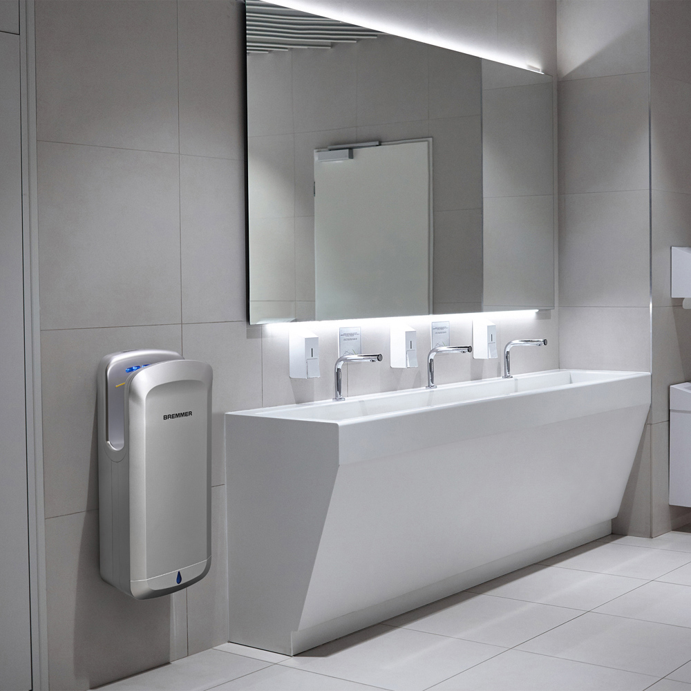 Bremmer Silver Prime Blade Hand Dryer 1650W Image 2