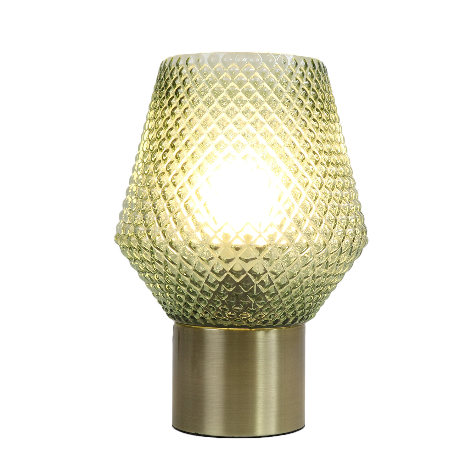 Juniper Green Glass Table Lamp Image 2