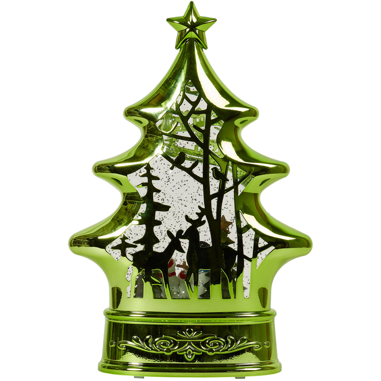 LED Snowman Family Tree Christmas Decoration - Green Image 3