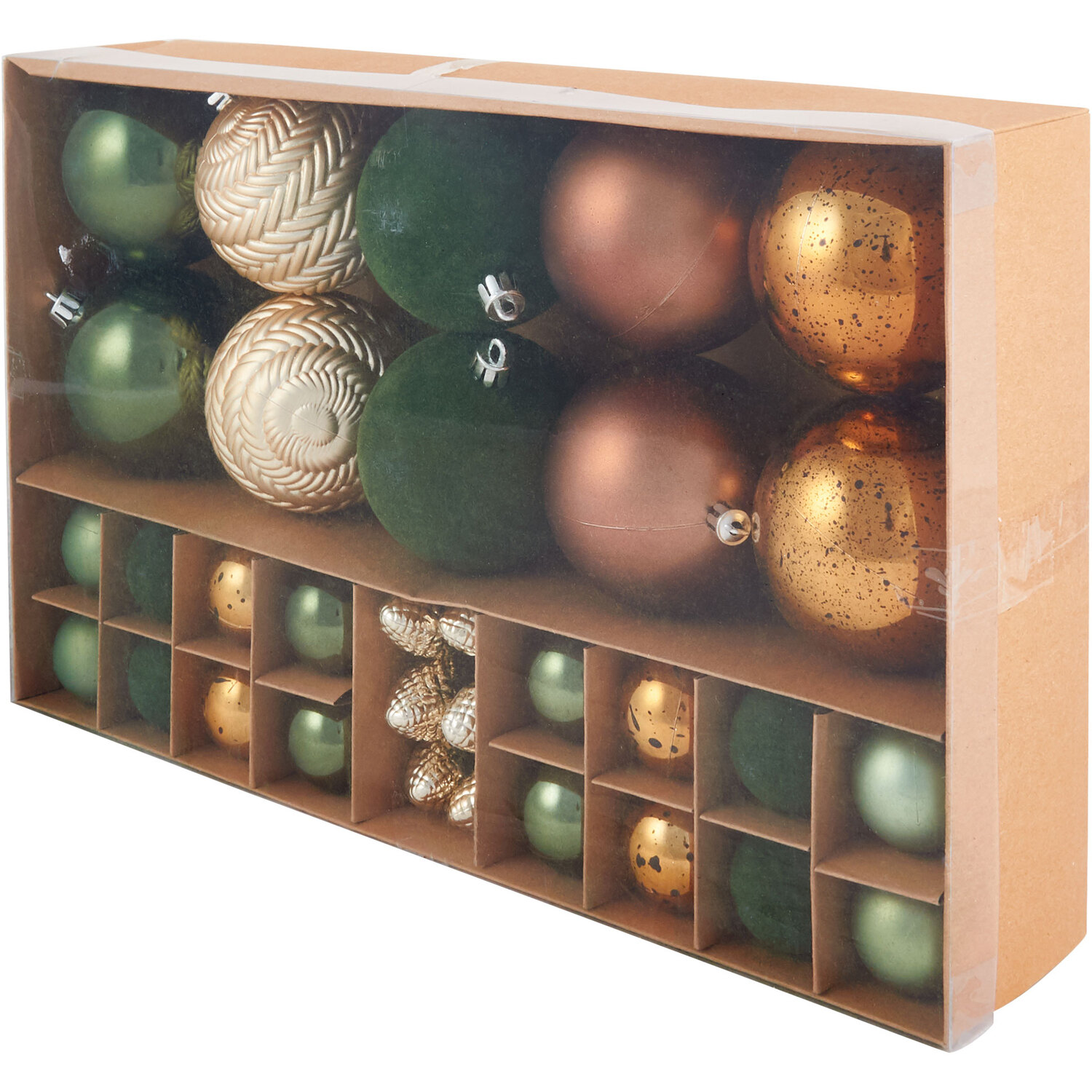 46-Piece Amber Charm Bauble Pack Image 2