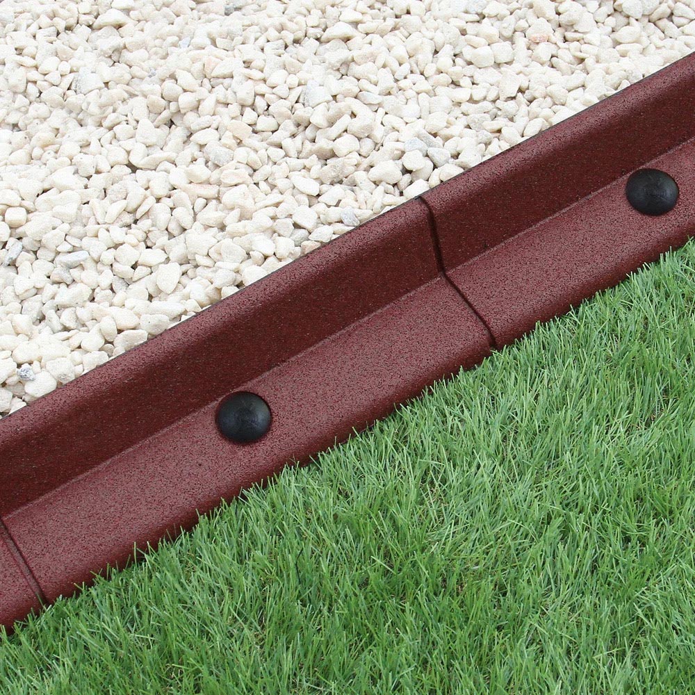 MonsterShop Terracotta 4ft 12 Pack Flexible Lawn Edging Image 4