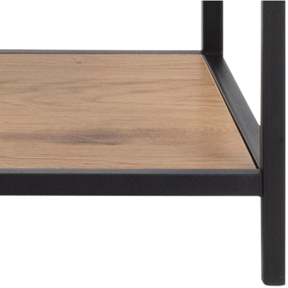 Furniture To Go Seaford Black and Oak 5 Shelf Bookcase Image 6