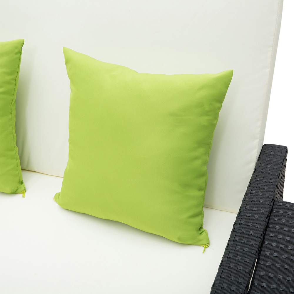 Outsunny 2Â Seater Black Rattan Daybed Image 3