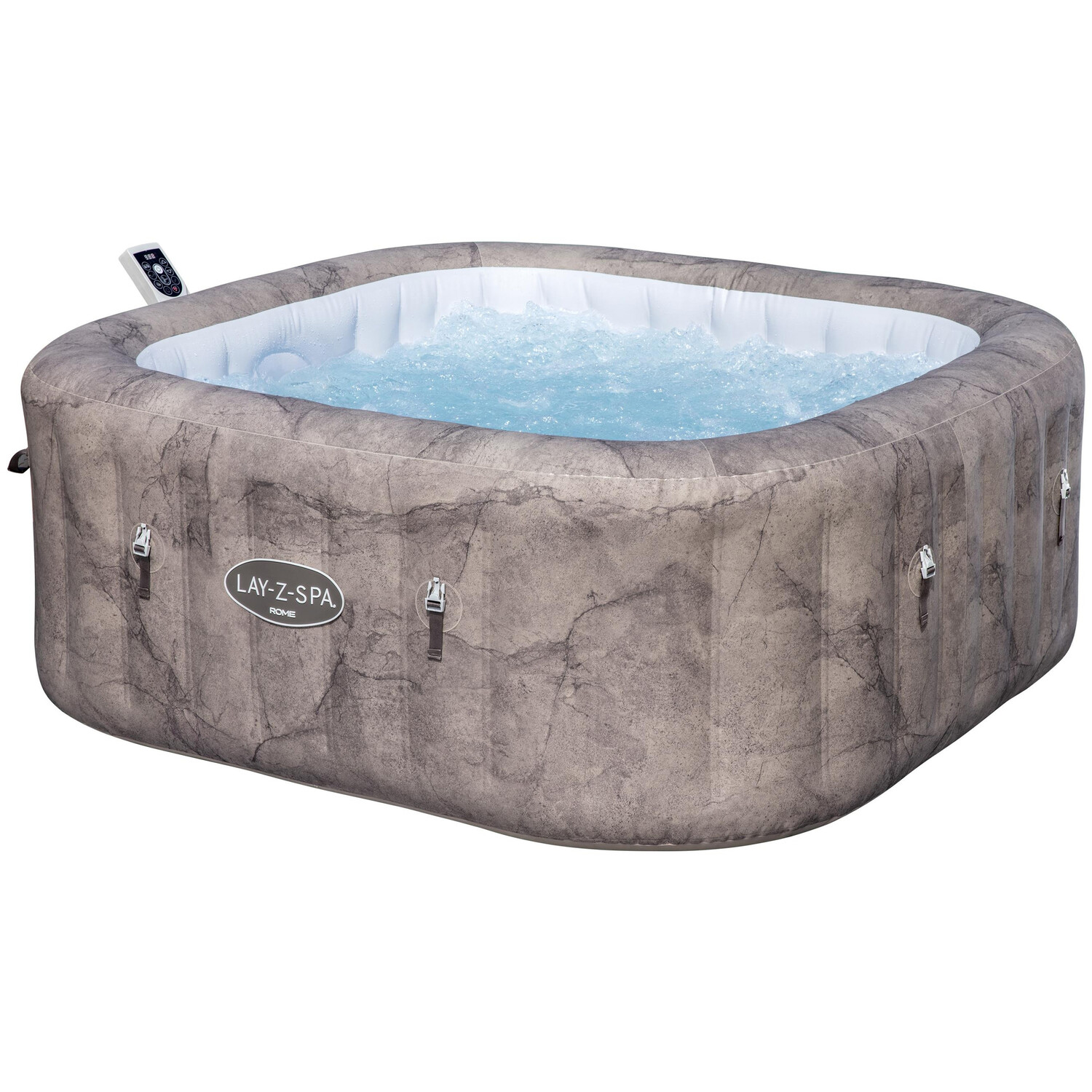 Lay-Z-Spa Rome MaxHold Smart AirJet - Brown Image 2