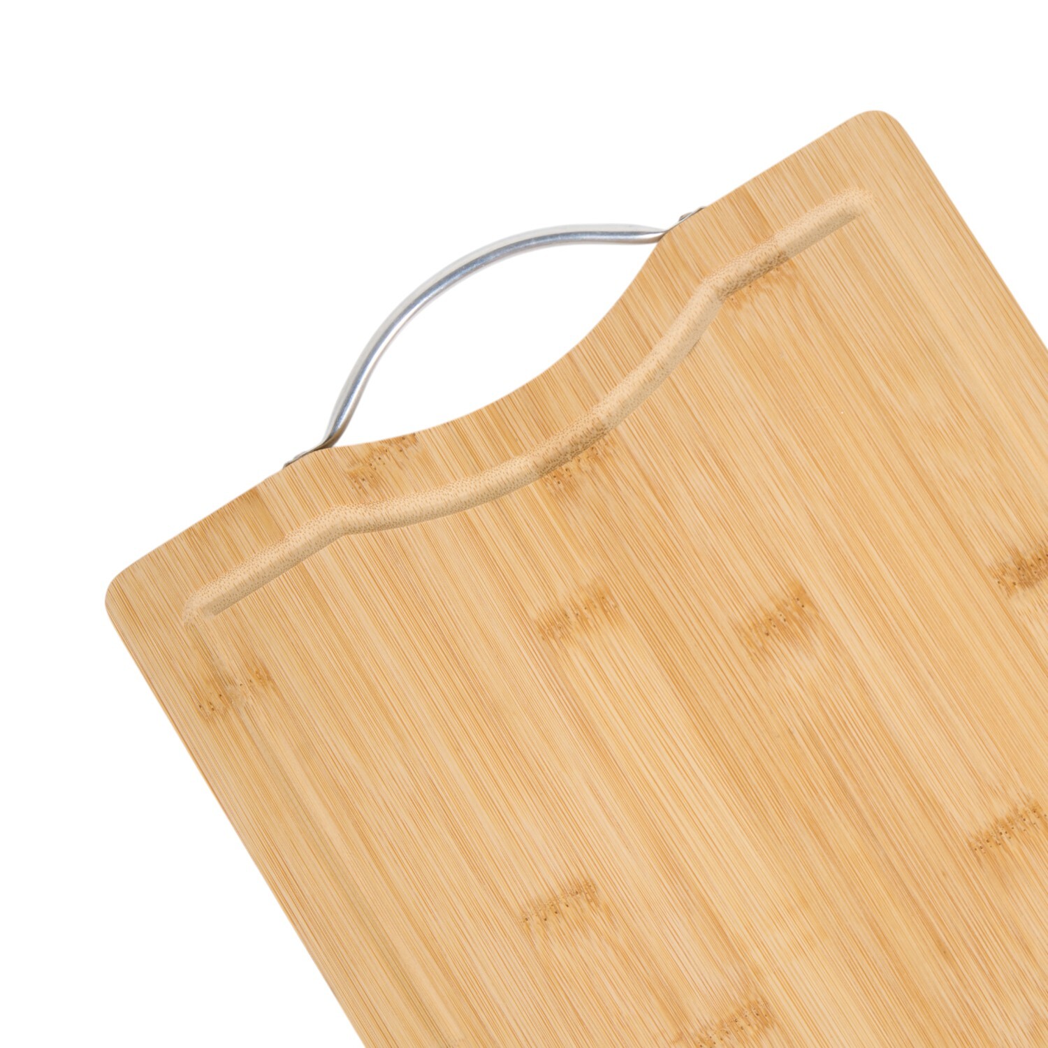 Bamboo Chopping Board Wire handle Natural Medium Image 3
