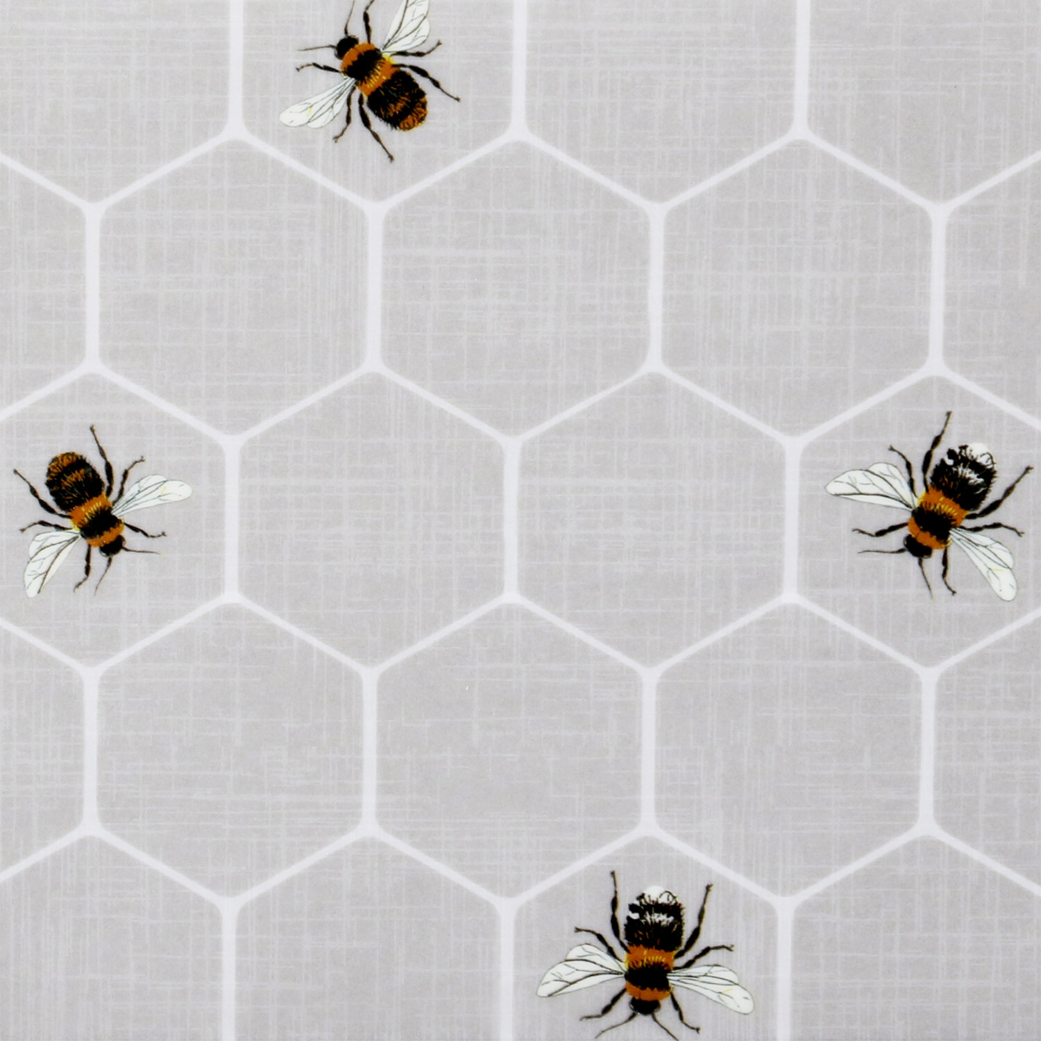 Honeycomb Bee Tray - Grey / Long Drinks Tray Image 3