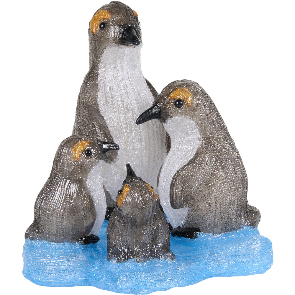 Grey Acrylic Penguin FamilyGrey Image 2