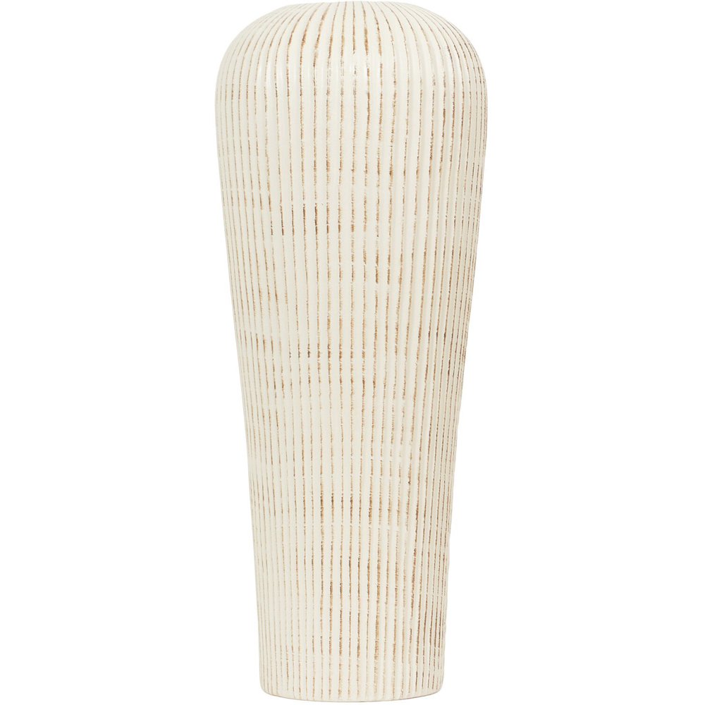 Ava Tall Vase - Cream Image 2