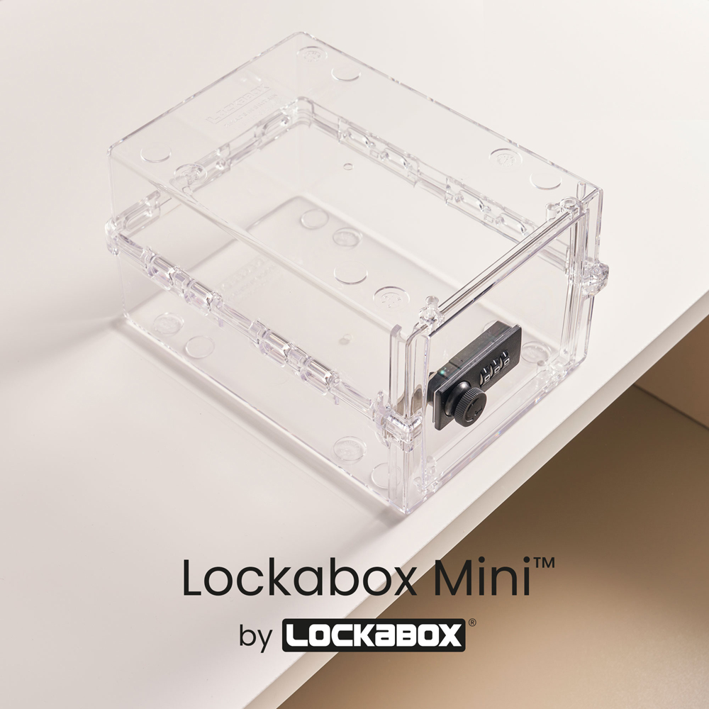 Lockabox 3L Crystal Lockable Mini Storage Box Image 2