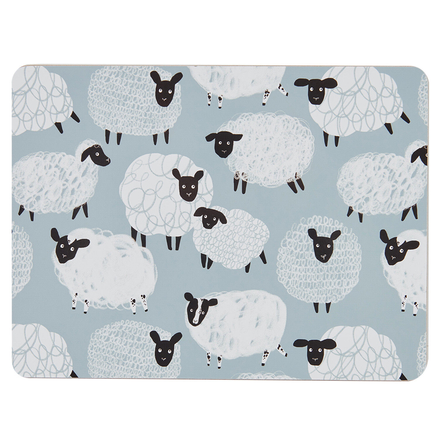 Highland Flock Placemat and Coaster Set - Multicolour Image 3