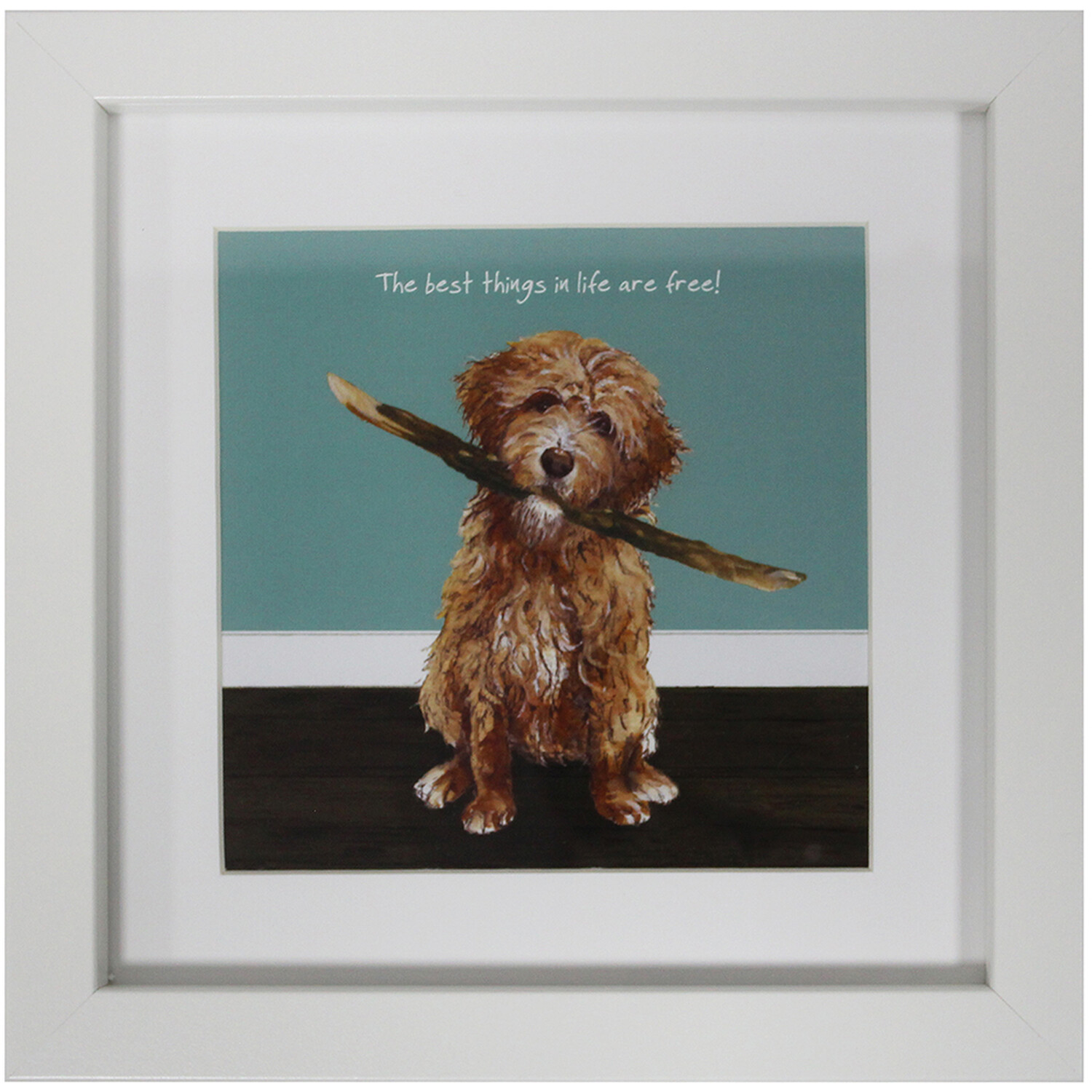 Adorable Little Dogs Framed Print Image 3