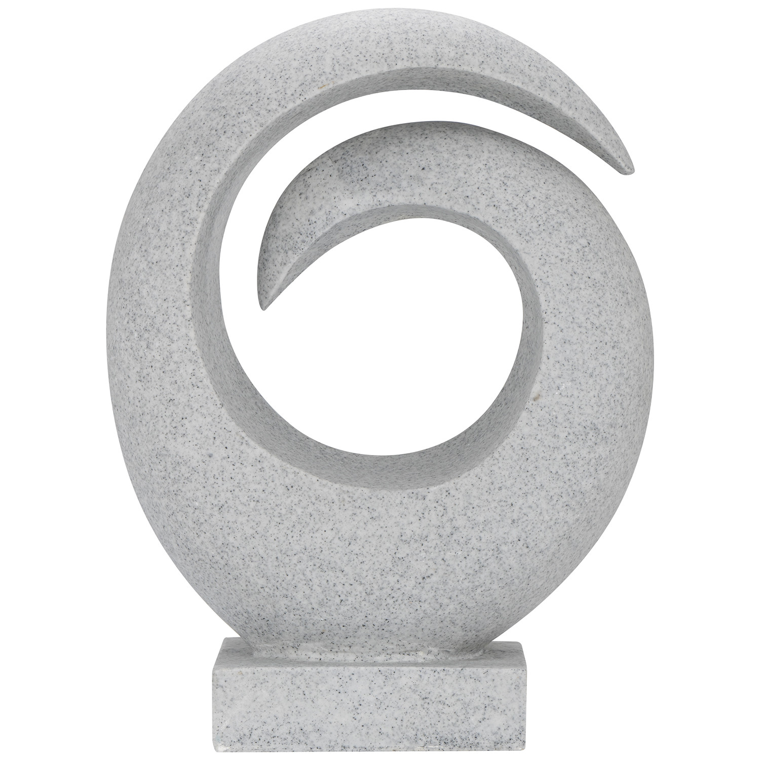Enigma Revolve Granite Marble and Resin Decorative Sculpture Image 2