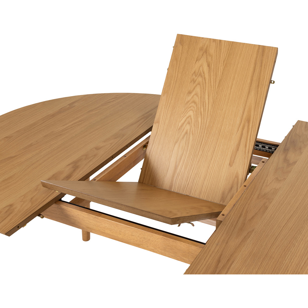 Furniture To Go Montreux Oak 5 Seater 154 to 115cm Round Extending Dining Table Image 4