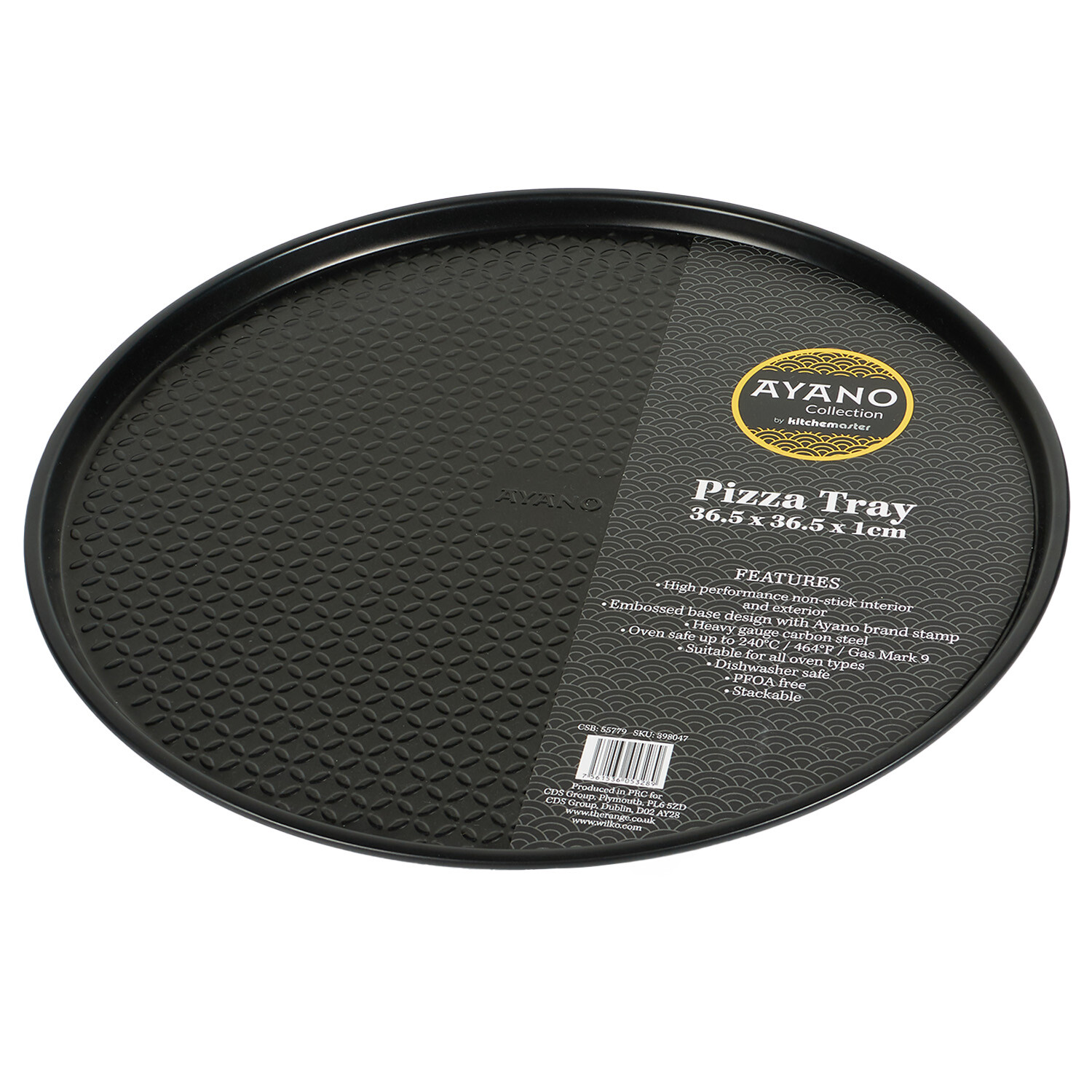 Ayano Pizza Tray - Black Image 2