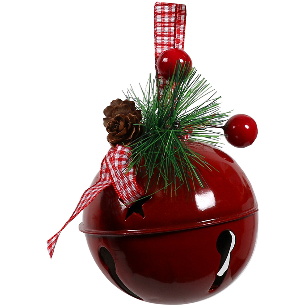 Single Candy Cane Lane Floristry Bell Ornament in Assorted styles Image 2