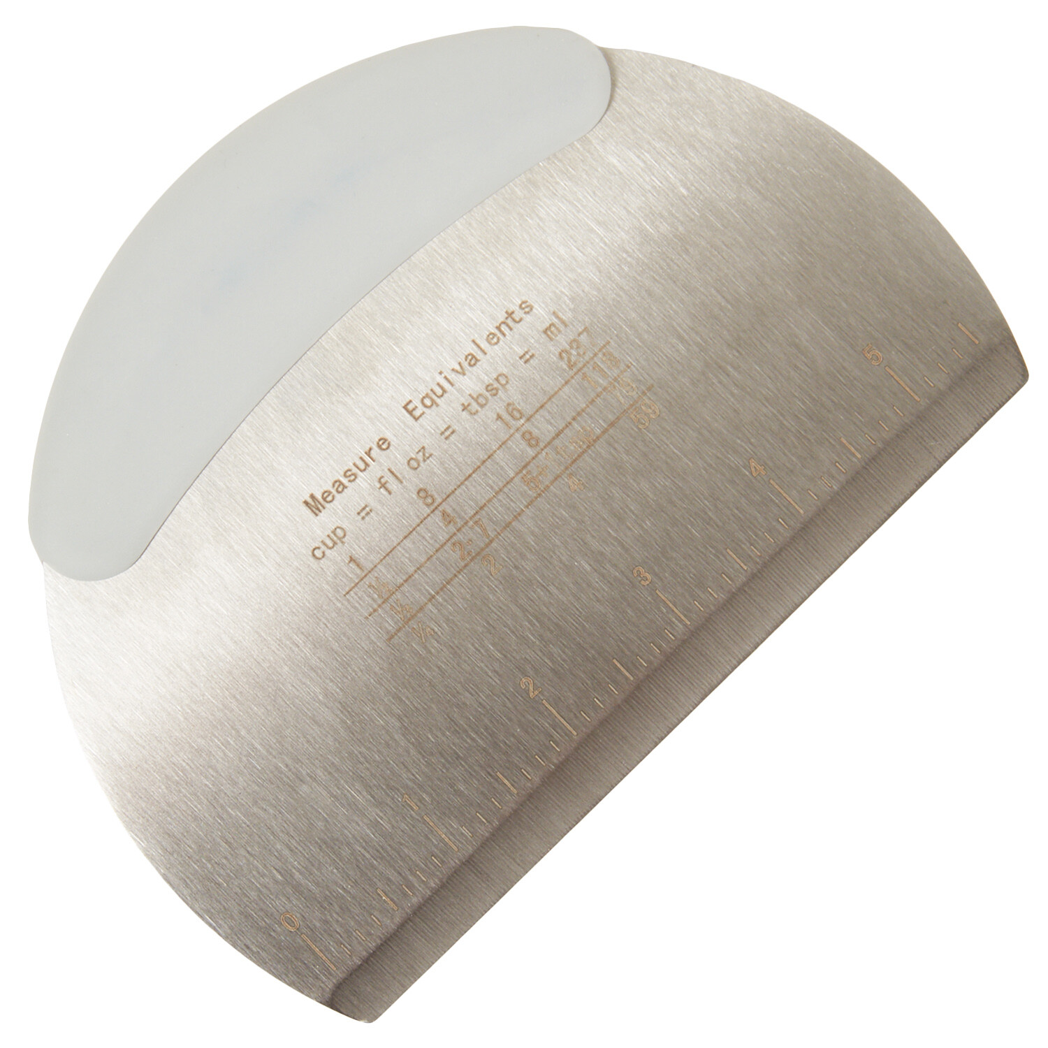 Stainless Steel Scraper with Soft Grip Handle - Silver Image 4