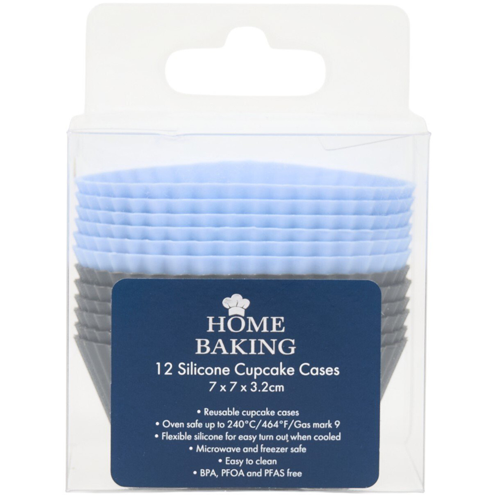 Set of 12 Silicone Cupcake Cases Image 4