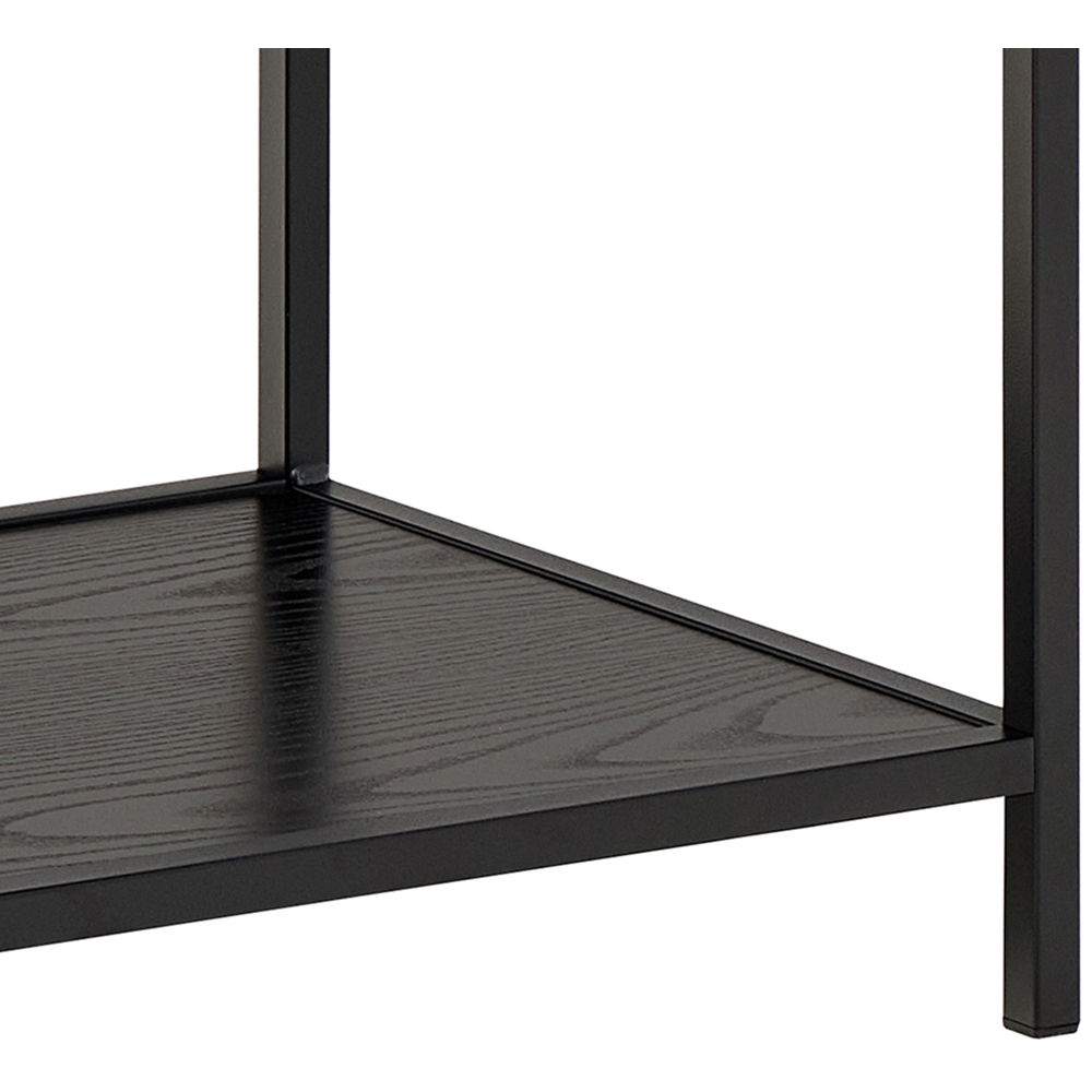 Furniture To Go Seaford Black Ash 4 Shelf Wide Bookcase Image 6