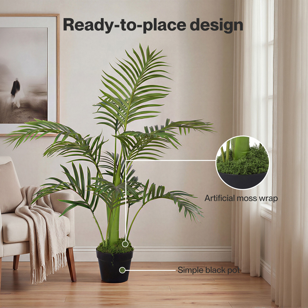 Levede Realistic Artificial Potted Tree 95cm Image 7