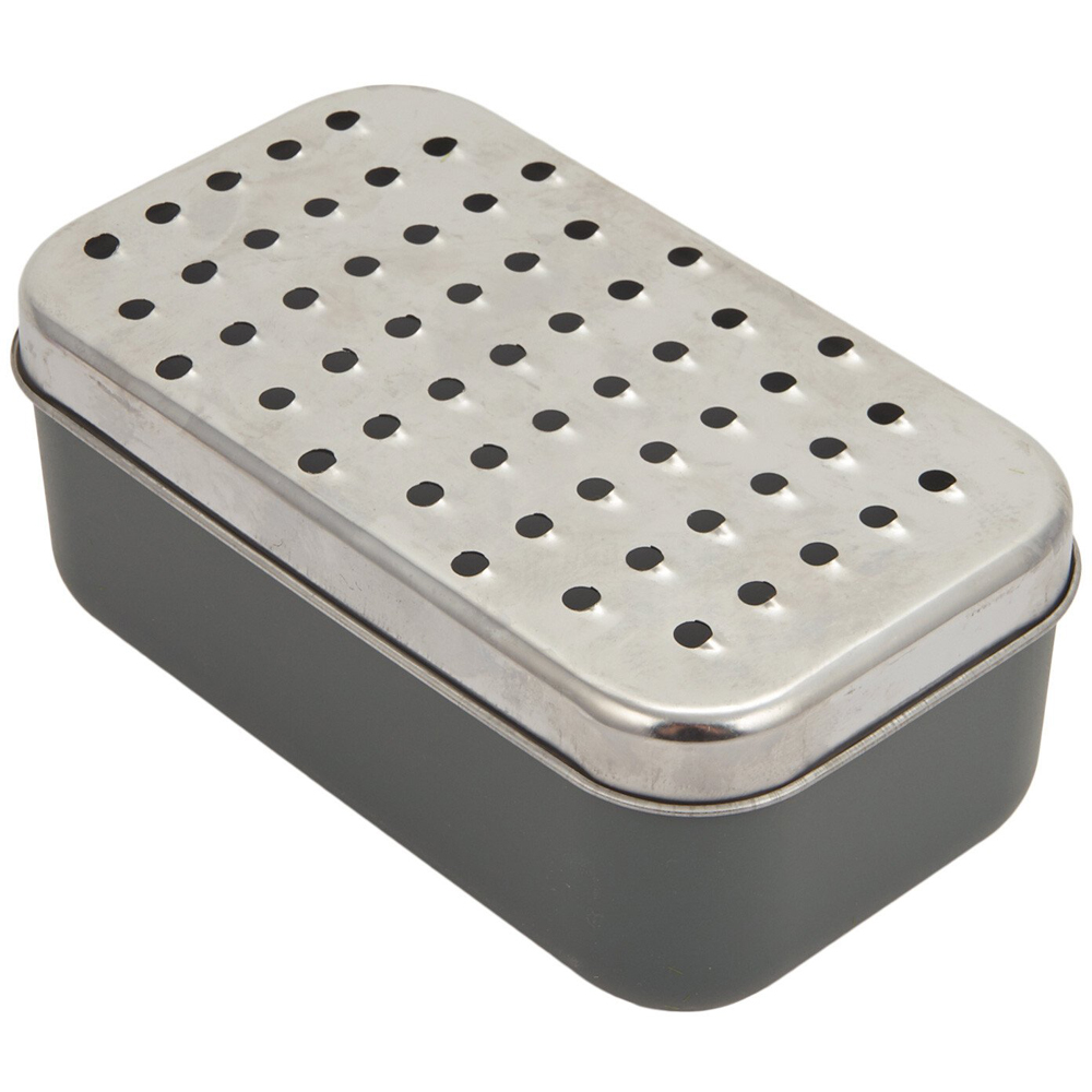 Grater with Plastic Container - Grey Image 3